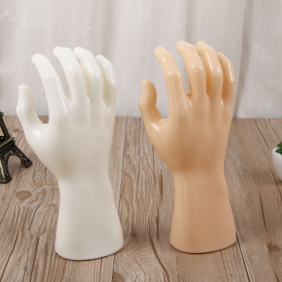 Men's Curved Hand Mold Plastic Hand Mold Gloves Model Gloves Display Props Gloves Model