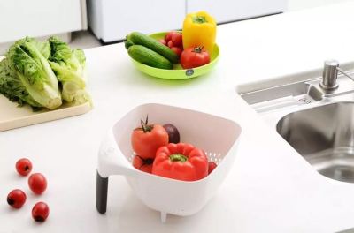 Silica gel handle lintel can be hung sink lintel wash vegetables wash fruit lintel basket
