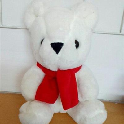 Led colorful music toys teddy bear plush teddy bear Scarf Rabbit Valentine's Day gift
