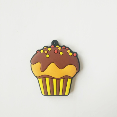 PVC cartoon Creative cupcake refrigerator stickers travel souvenirs