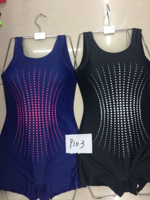High-end one-piece swimsuit with flat corners