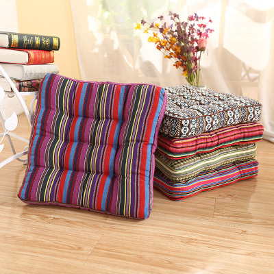 Autumn and winter home creative retro stripe printing coarse pearl cotton cushion manufacturers Home Textile Furnishings
