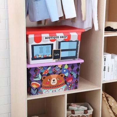 Plastic storage box clothes box clothing storage box with cover toys storage box