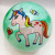 Lovely Decal Balls with unicorn pony Designs