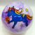 Lovely Decal Balls with unicorn pony Designs