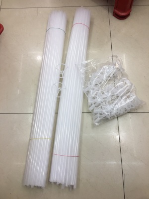 Transparent rod/support rod, multi-purpose rod