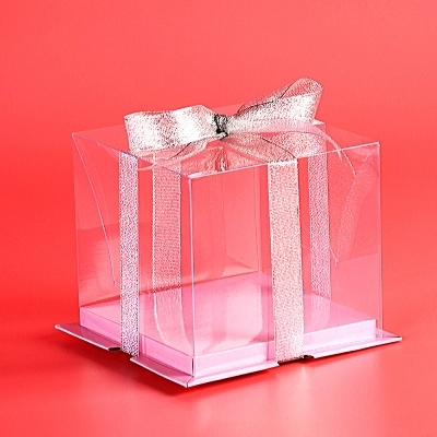 Transparent cake box, gift box