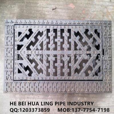 Manufacturers direct rain sewage weak current sewer rain manhole cover double cast iron manhole cover