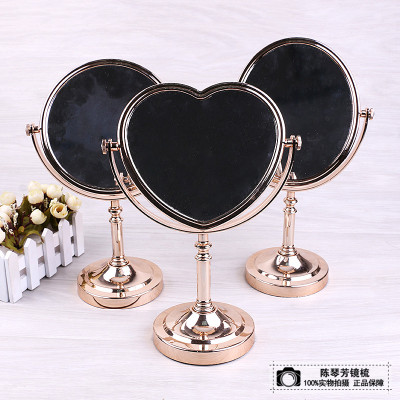 Desktop mirror - European mirror - mirror - mirror - mirror, wedding princess mirror with portable hairdressing.