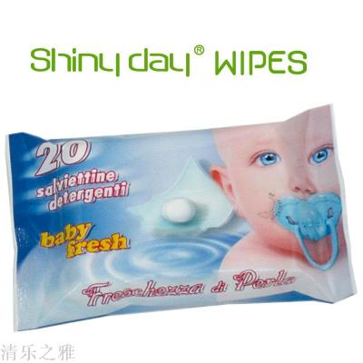 20 bags of baby wipes