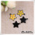 Star exquisite jewelry creative manufacturers direct yellow smiley face Star zinc alloy accessories accessories