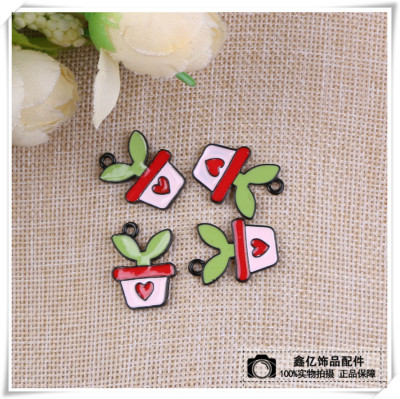 Love floret creative pendant accessories manufacturers direct high quality products zinc alloy accessories