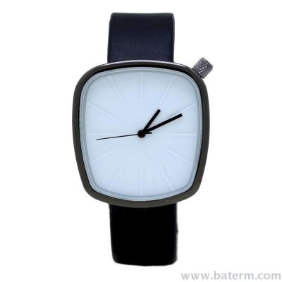 AliExpress explosions fashion simple polygon invisible scale belt men's watch student watches