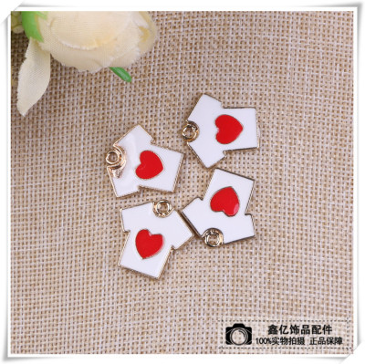 Love thanks pendant ornaments decorative accessories creative alloy pendant imitation diamond pendant