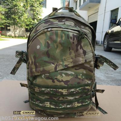 Nylon tactical outdoor waterproof woodland camo daily backpack for army