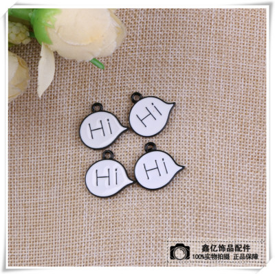 Hi text series quality pendant decorative any zinc alloy pendant accessories