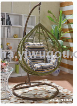 New rough rattan PVC basket bird nest chair