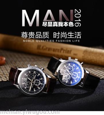 Classic fashion high-end three-dial dial men's watch