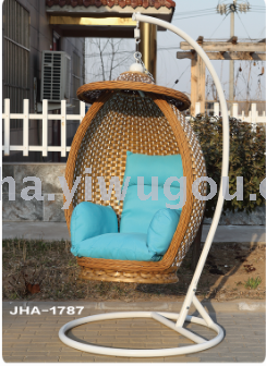White Bird's nest hanging Chair swing single PVC rattan swing hanging baskets