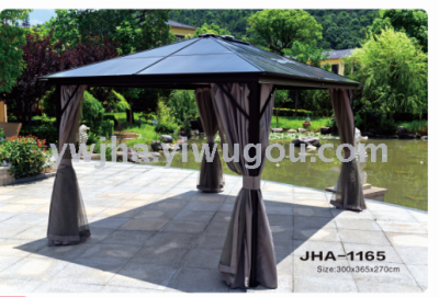 Outdoor garden courtyard tents high-grade aluminum Roman Peng Sunshine Peng restaurant villa tents