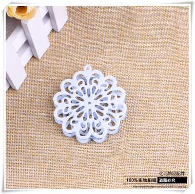 White Hollow-out Pattern Boutique Ornament Accessories Clothing Decoration Iron Crafts Decoration Accessories