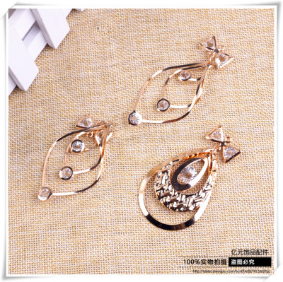 Gold-Plated Necklace Accessories Ear Stud Accessories Ornament Accessories Metal Alloy Accessories Factory Direct Sales Ornament Accessories