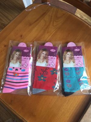 Polyester Cotton Women's Socks, Girl Socks Women's Socks, Street Vendor Stocks 12 Pairs