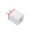 2.1A Dual USB Golden Edge Electroplating Mobile Phone Charger Color Dual Port USB Charging Head