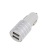 Stripe Lock and Load Spray Car Charger Metal Dual USB Aluminum Alloy Car Charger
