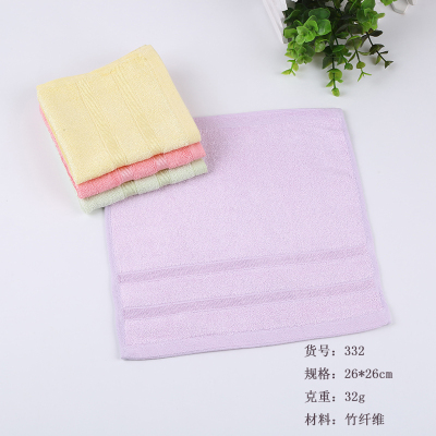 Handkerchief bamboo fiber towel small towel hand towel