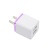 2.1A Dual USB Golden Edge Electroplating Mobile Phone Charger Color Dual Port USB Charging Head