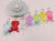 Bowknot resin lollipop ornaments love candy hanging decorations