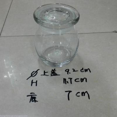 Manufacturer direct - selling blown glass candle cup sealed container