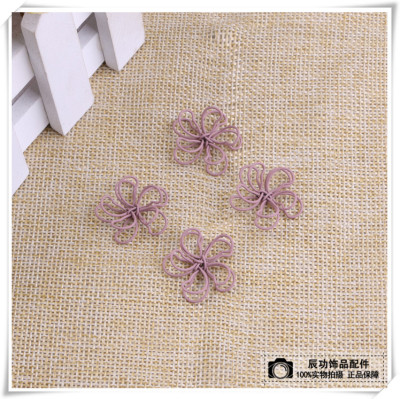 Alloy red tieyi flower Alloy accessories creative accessories decorative accessories