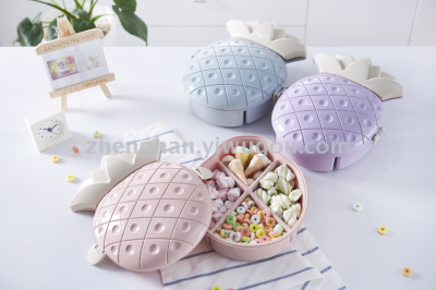 Pineapple candy box melon box fashion candy dry goods storage box