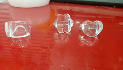 Acrylic rings with multiple Transparent shapes