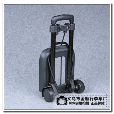 Extendable Pull Rod Folding Portable Luggage Trolley Shopping Cart Hand Buggy