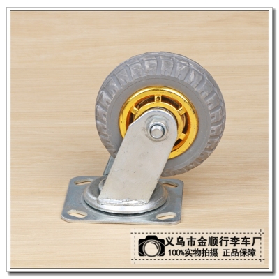 Heavy Rubber Universal Wheel Directional Wheel Brake Wheel Push Wheel Dray Caster