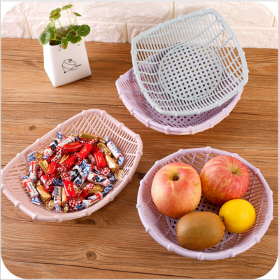 Fruit Plate Snack Plate Multifunctional Fruit Basket Household Living Room Coffee Table Simple Candy Fruit Basin