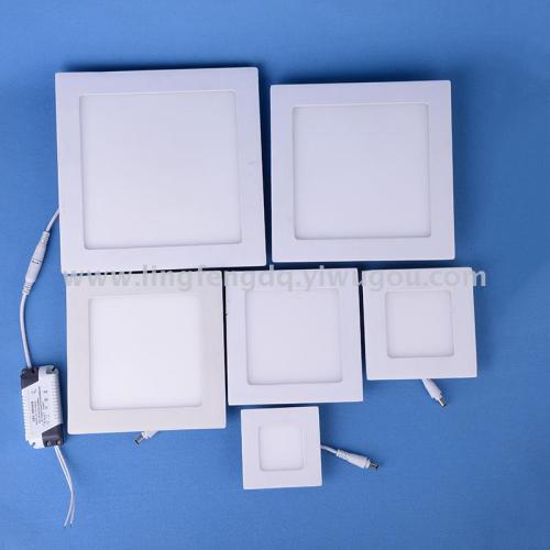 led panel light square concealed 3w 18w24w ultra-thin decoration indoor