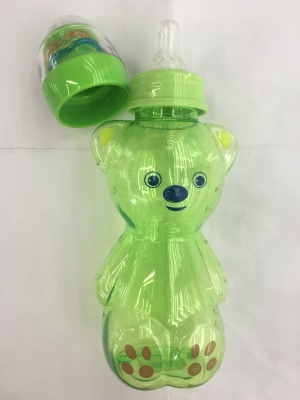 Razor cover transparent bear styling cartoon print bottle 250ml