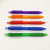 CY-9618 Transparent color pen jigging office stationery advertising ball-point pen printing LOGO