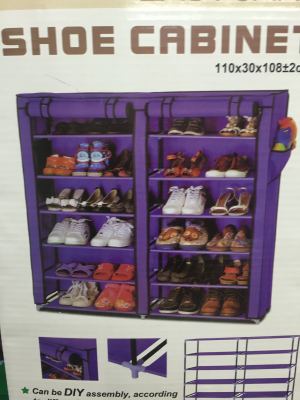 Shoe rack 6 x 6 multi-purpose free cloth storage box