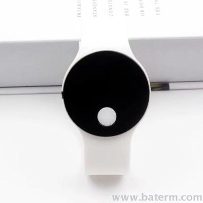Factory direct candy color round led silicone men and women watch students led watches