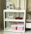 Factory Direct Sales White Iron Plate Inner Hole Angle Steel Shelf Display Rack Multi-Layer Storage Rack Storage Shelf