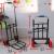 New dujiangyan black square pipe luggage cart