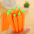 Korean version of creative stationery carrot modeling students pen neuter white collar office pen pen wholesale