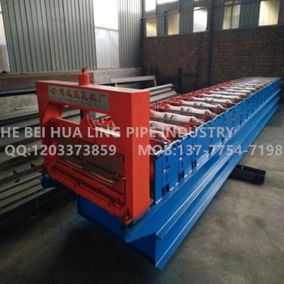 The factory supply single layer tile press 840 color steel tile press roof general equipment