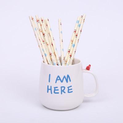 Manufacturer's direct sale can biodegrade environmental friendly kraft straw parchment straw