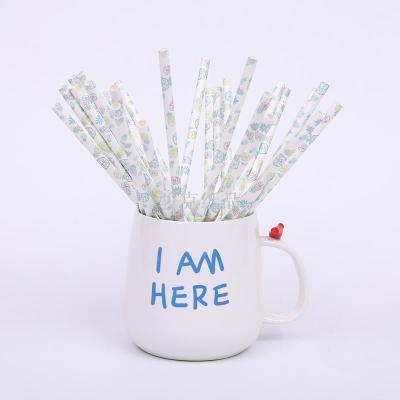 Manufacturer's direct sale can degrade environmentally friendly kraft straw parchment straw